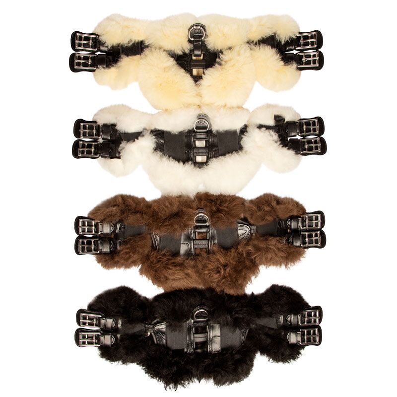 Scharf Freedom Dressage Girth Lambskin Pads