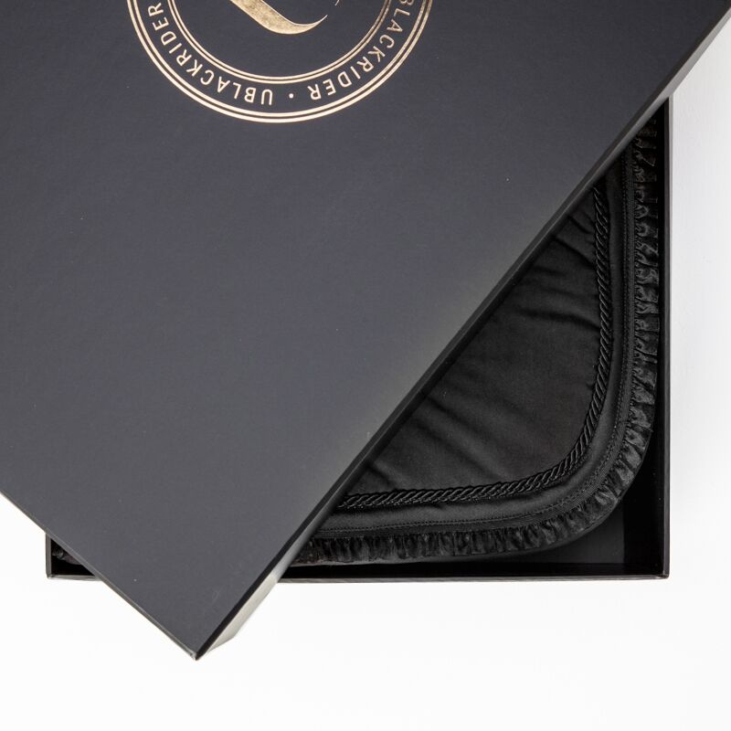 UBlack Rider Black Lady Jumping Saddle Pad - Image 2